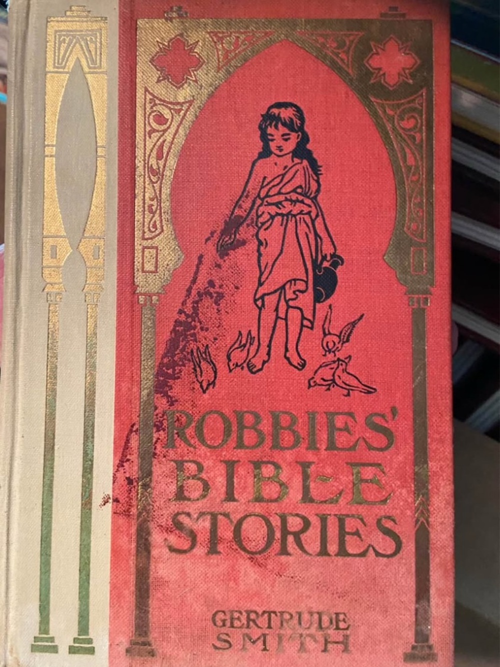 Antique Vintage Robbie’s Bible Stories Story book Old Test. Christian religious